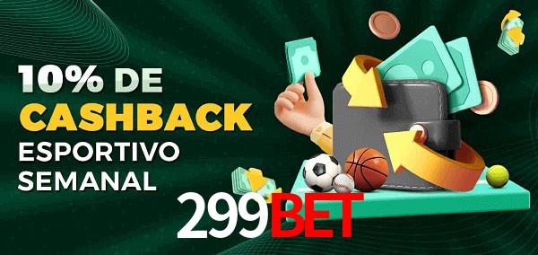 10% de bônus de cashback na 299bet